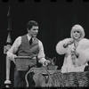 Bert Convy and Jill Haworth in the stage production Cabaret