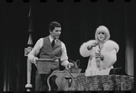 Bert Convy and Jill Haworth in the stage production Cabaret