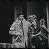 Bert Convy and Lotte Lenya in the stage production Cabaret