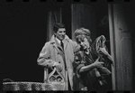 Bert Convy and Lotte Lenya in the stage production Cabaret