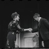 Lotte Lenya and Jack Gilford in the stage production Cabaret