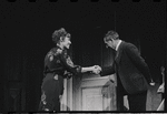 Lotte Lenya and Jack Gilford in the stage production Cabaret