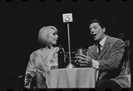 Jill Haworth and Bert Convy in the stage production Cabaret