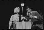 Jill Haworth and Bert Convy in the stage production Cabaret