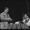 Edward Winter and Bert Convy in the stage production Cabaret