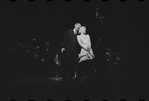 Jack Gilford and Jill Haworth in the stage production Cabaret