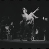 Jill Haworth [center], Bert Convy [right] and ensemble in the stage production Cabaret