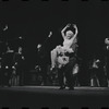 Jill Haworth [center], Bert Convy [right] and ensemble in the stage production Cabaret