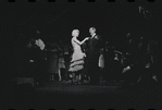 Jill Haworth and Jack Gilford in the stage production Cabaret