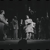 Edward Winter [left], Peg Murray [center] and ensemble in the stage production Cabaret