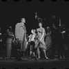 Edward Winter [left], Peg Murray [center] and ensemble in the stage production Cabaret