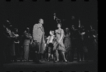 Edward Winter [left], Peg Murray [center] and ensemble in the stage production Cabaret