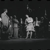 Edward Winter [left], Peg Murray [center] and ensemble in the stage production Cabaret