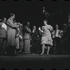 Edward Winter [left], Peg Murray [center] and ensemble in the stage production Cabaret