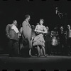 Edward Winter [left], Peg Murray [center] and ensemble in the stage production Cabaret