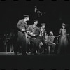 Lotte Lenya [right] and ensemble in the stage production Cabaret