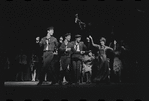 Lotte Lenya [right] and ensemble in the stage production Cabaret