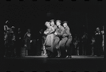 Lotte Lenya [left] and ensemble in the stage production Cabaret