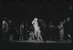 Peg Murray [center] and ensemble in the stage production Cabaret