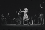 Bert Convy [right], Jill Haworth and ensemble in the stage production Cabaret
