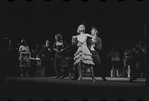 Bert Convy [right] and Jill Haworth in the stage production Cabaret