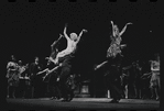 Bert Convy [left] and Jill Haworth in the stage production Cabaret