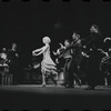 Bert Convy [left], Jill Haworth and ensemble in the stage production Cabaret