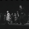 Jill Haworth, Bert Convy [left] and ensemble in the stage production Cabaret