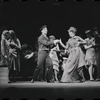 Lotte Lenya and ensemble in the stage production Cabaret