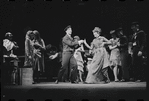 Lotte Lenya and ensemble in the stage production Cabaret