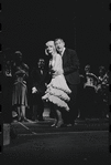 Jill Haworth and Jack Gilford in the stage production Cabaret