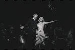 Jack Gilford and Jill Haworth in the stage production Cabaret