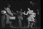 Peg Murray [right] and ensemble in the stage production Cabaret