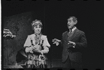 Lotte Lenya and Jack Gilford in the stage production Cabaret