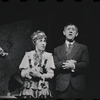 Lotte Lenya and Jack Gilford in the stage production Cabaret