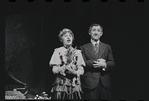 Lotte Lenya and Jack Gilford in the stage production Cabaret