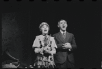 Lotte Lenya and Jack Gilford in the stage production Cabaret