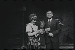 Lotte Lenya and Jack Gilford in the stage production Cabaret