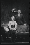 Lotte Lenya and Jack Gilford in the stage production Cabaret