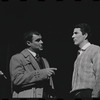 Edward Winter and Bert Convy in the stage production Cabaret