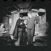 Bert Convy, Edward Winter and unidentified in the stage production Cabaret