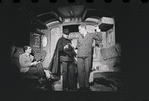 Bert Convy, Edward Winter and unidentified in the stage production Cabaret