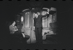 Bert Convy and Edward Winter in the stage production Cabaret