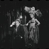 Joel Grey and unidentified in the stage production Cabaret