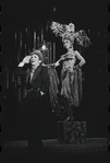 Joel Grey and unidentified in the stage production Cabaret
