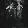 Joel Grey and unidentified in the stage production Cabaret
