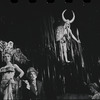 Joel Grey and ensemble in the stage production Cabaret