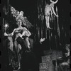 Joel Grey and ensemble in the stage production Cabaret