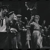 Lotte Lenya [right] and ensemble in the stage production Cabaret