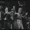 Lotte Lenya and ensemble in the stage production Cabaret